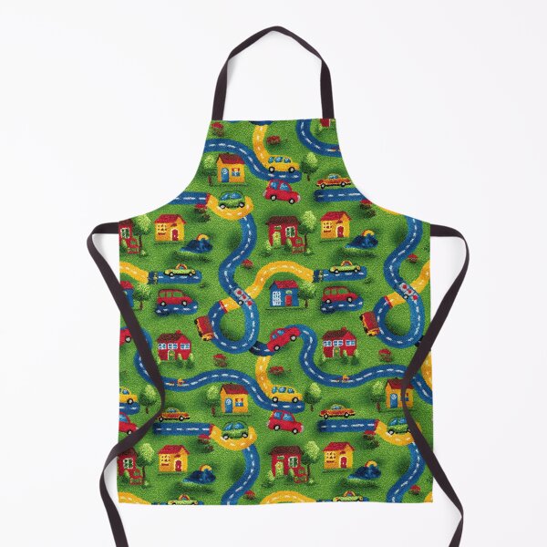 Item preview, Blue Winding Roads Green Town Pattern designed and sold by Piotrek0001.