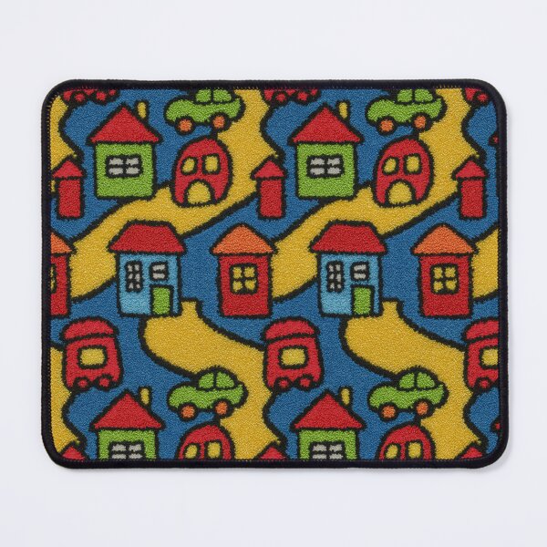 Item preview, Large Colorful House Blocks Town Pattern designed and sold by Piotrek0001.