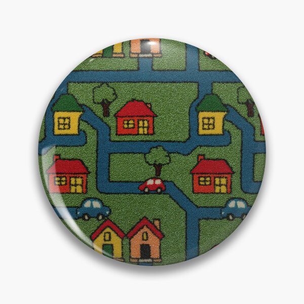 Item preview, Grassy Blocks Town Map Pattern designed and sold by Piotrek0001.
