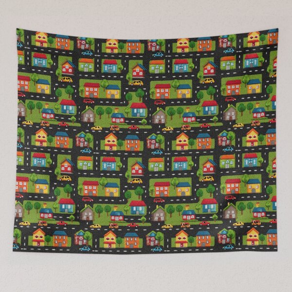 Item preview, Detailed Dark Forest Town Map Pattern designed and sold by Piotrek0001.