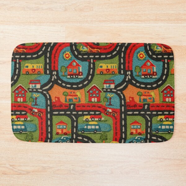 Item preview, Abstract Blue and Green City Map Pattern designed and sold by Piotrek0001.