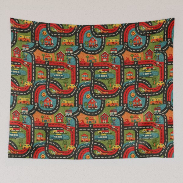 Item preview, Abstract Blue and Green City Map Pattern designed and sold by Piotrek0001.