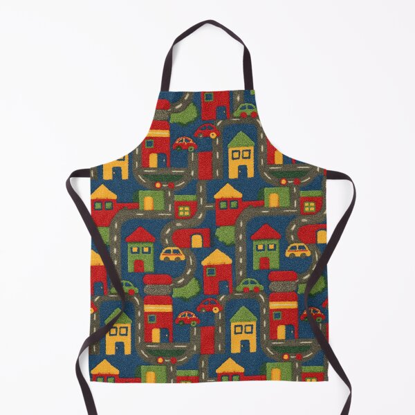 Item preview, Red and Blue Blocky City Pattern designed and sold by Piotrek0001.