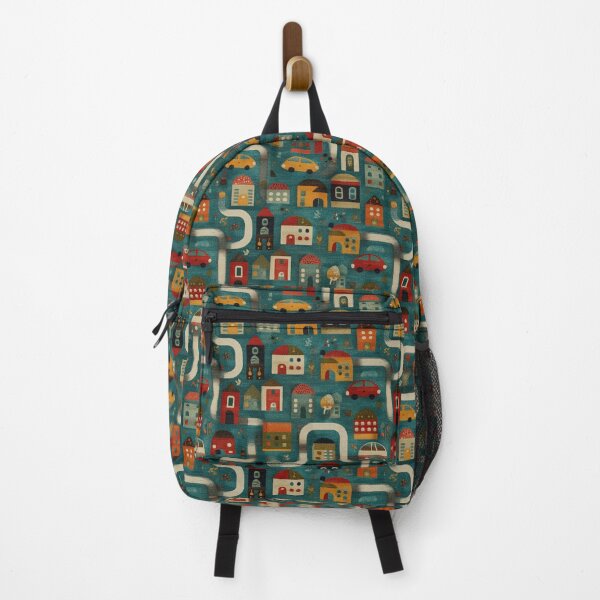 Item preview, Dark Teal Dense City Grid Pattern designed and sold by Piotrek0001.
