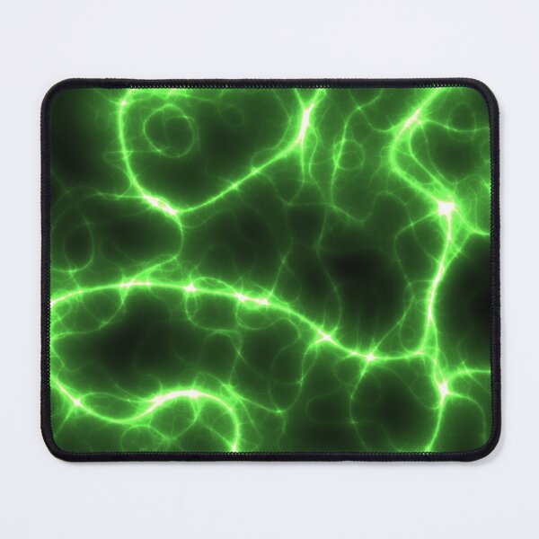 Item preview, Green Lightning Electricity Pattern – Neon Electric Bolt Aesthetic Design designed and sold by GarySaik.