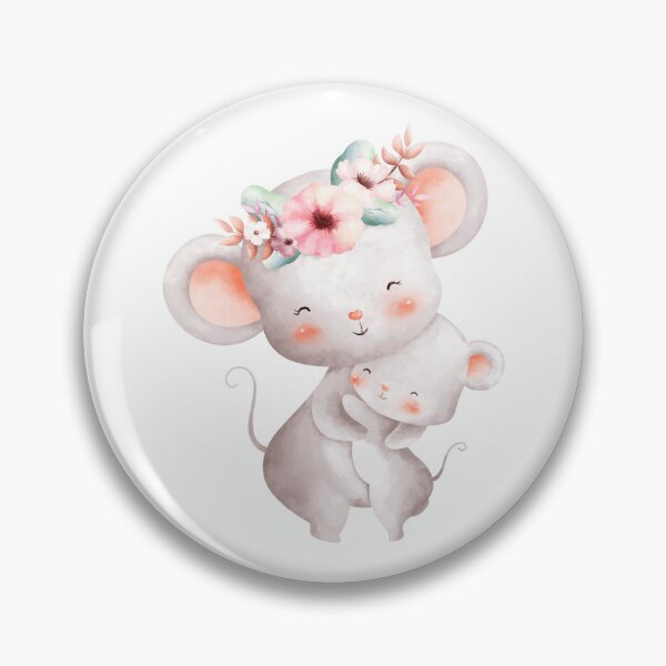Item preview, Easter Mom and Baby Mice - Adorable Spring Mouse Animal Nature Gift designed and sold by FuzionRaptor.