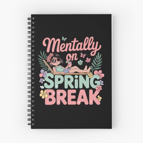 Item preview, Mentally On Spring Break Spring Break Vibes Cute Illustration designed and sold by Shanker-studio.