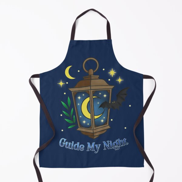 Item preview, Guide My Night Celestial Lantern Bat Moon Stars Witchy Cottagecore Design designed and sold by therealkbyers.