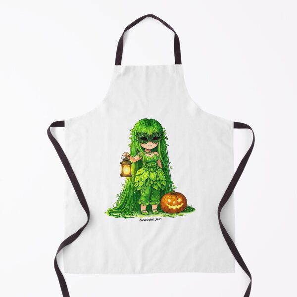 Item preview, Neveedah Jafri Character green moss halloween leaves grass girl designed and sold by NeveedahJafri.