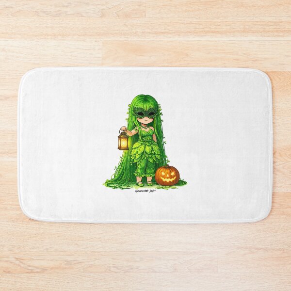 Item preview, Neveedah Jafri Character green moss halloween leaves grass girl designed and sold by NeveedahJafri.