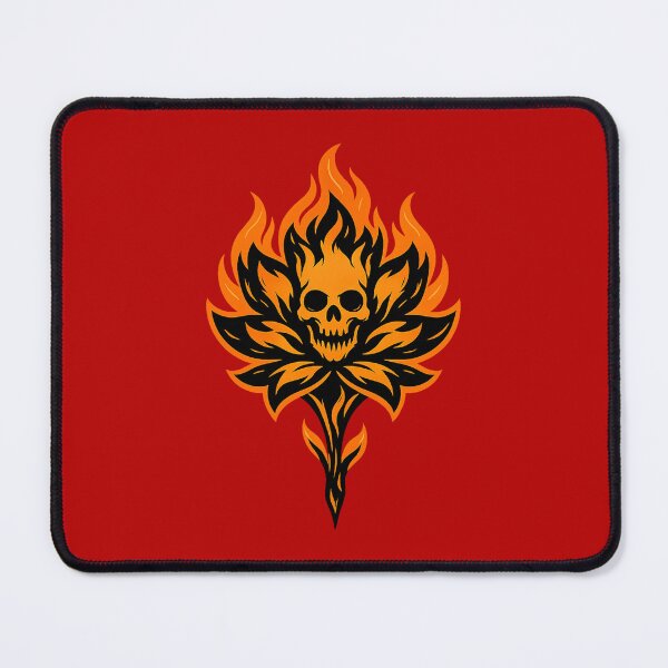 Item preview, Skull Bloom — Flower Flame Logo designed and sold by DreamMachine69.
