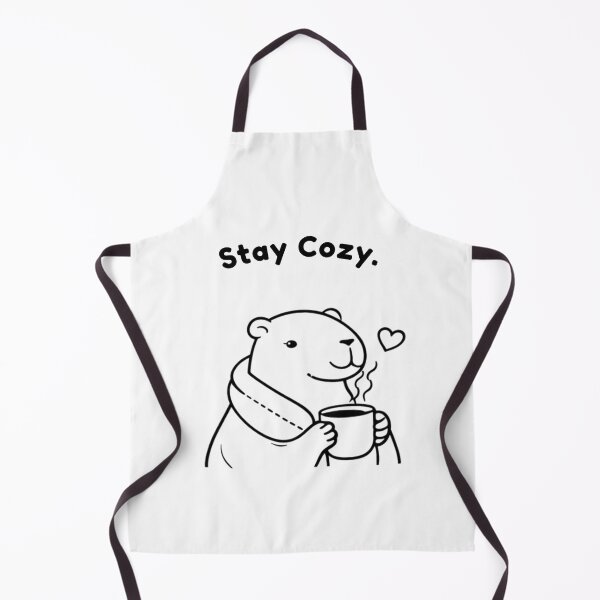 Item preview, Stay Cozy Capybara – Cute Minimalist Self Care Animal Design designed and sold by PAPIRO SIGLO XXI.