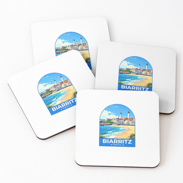 Item preview, Biarritz France Sticjker designed and sold by TulipaGraphics.