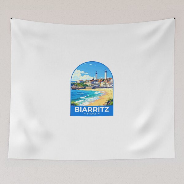 Item preview, Biarritz France Sticjker designed and sold by TulipaGraphics.