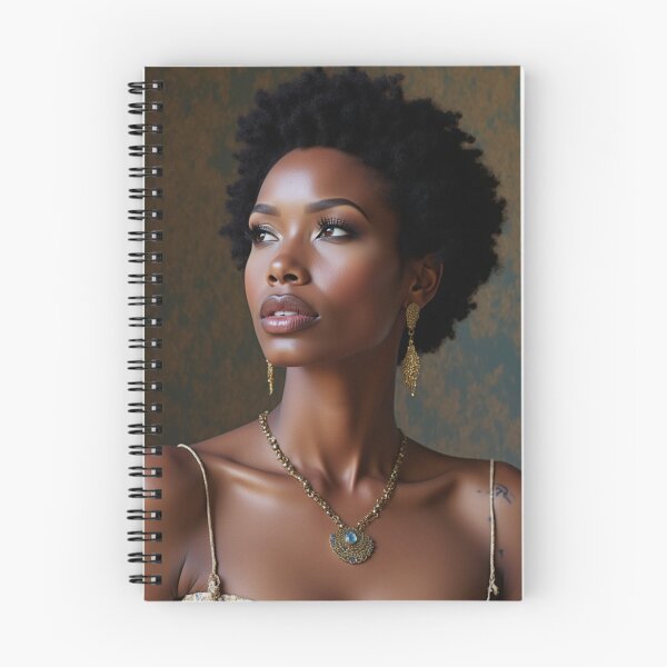 Item preview, Copper Muse Elegant Woman Portrait designed and sold by blush-horizon.