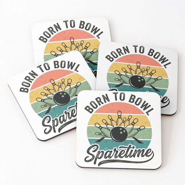Item preview, Born To Bowl Retro Vintage Bowling Sunset Graphic designed and sold by Furry_Birthday.