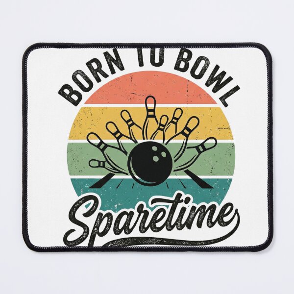 Item preview, Born To Bowl Retro Vintage Bowling Sunset Graphic designed and sold by Furry_Birthday.