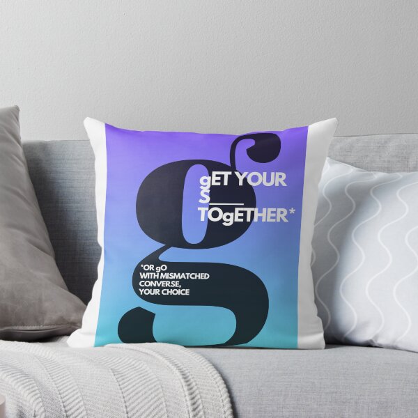 Item preview, Get Your S___ Together – Edgy Typographic Design | Adulttees | Letter G designed and sold by AdultteesShop.
