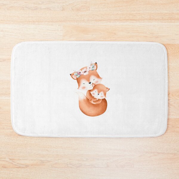 Item preview, Easter Mom and Baby Fox - Adorable Spring Fox Animal Nature Gift designed and sold by FuzionRaptor.