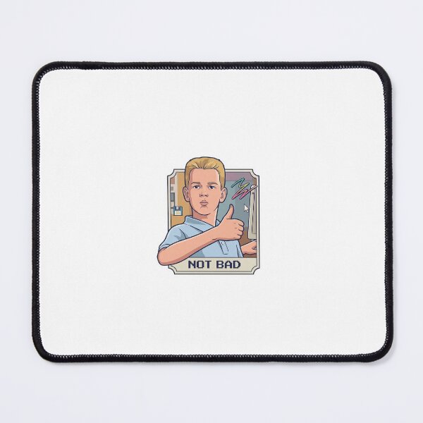 Item preview, 90s Retro Computer Meme Boy - "Not Bad" Vintage Sticker designed and sold by Figuverse.