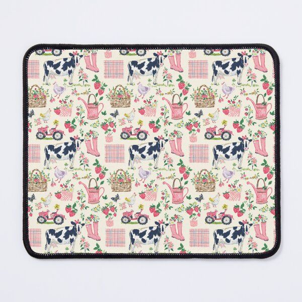 Item preview, Cute Farmhouse Cottagecore Farm Animals Pattern Print designed and sold by Spectrumcontour.