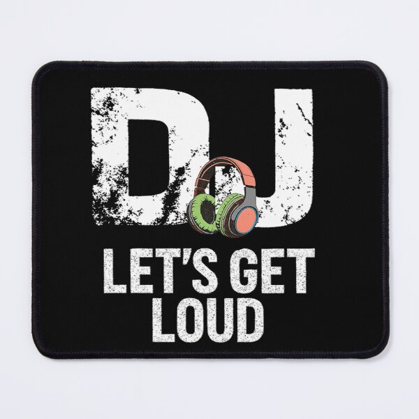Item preview, DJ Let's Get Loud: Urban Music Grunge Typography designed and sold by oltes75.