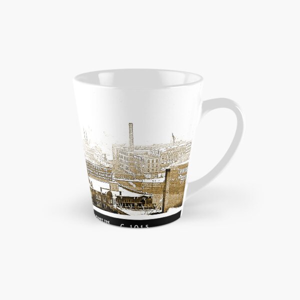 Item preview, Milwaukee, Wisconsin, Skyline, c. 1915, Vintage Digital Illustration designed and sold by AMacGPhilly.