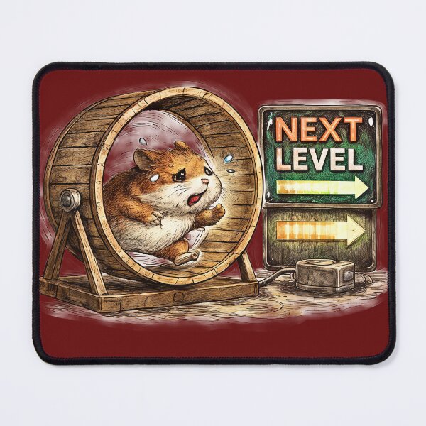Item preview, Hamster Upgrade Illusion Sticker – Endless Progress Loop Animal Art designed and sold by Felixuss.
