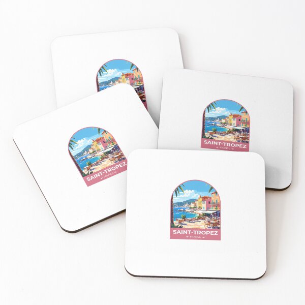 Item preview, Saint Tropes France Sticker designed and sold by TulipaGraphics.