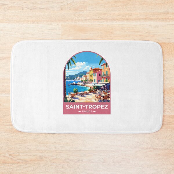 Item preview, Saint Tropes France Sticker designed and sold by TulipaGraphics.