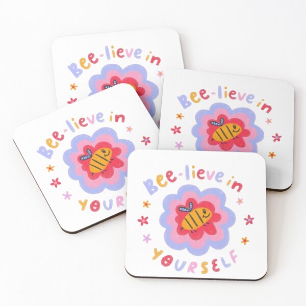 Item preview, beelieve in yourself bee designed and sold by indie cottage.