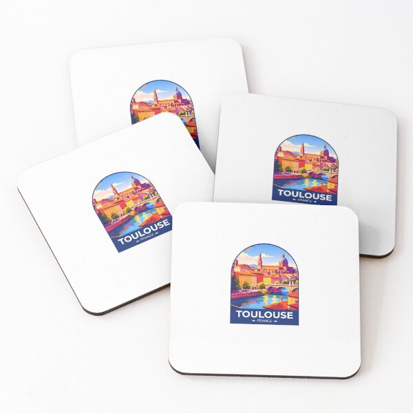 Item preview, Toulouse France Sticker designed and sold by TulipaGraphics.