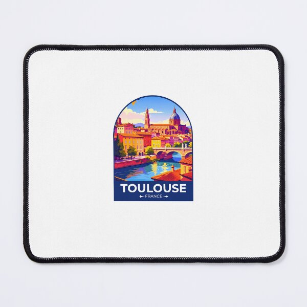 Item preview, Toulouse France Sticker designed and sold by TulipaGraphics.