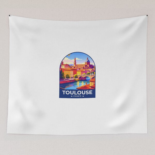 Item preview, Toulouse France Sticker designed and sold by TulipaGraphics.