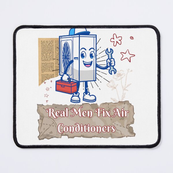 Item preview, Real Men Fix Air Conditioners Funny HVAC Technician Shirt | AC Repair Humor Gift for HVAC Techs designed and sold by Anasalseady.