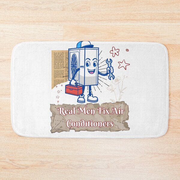 Item preview, Real Men Fix Air Conditioners Funny HVAC Technician Shirt | AC Repair Humor Gift for HVAC Techs designed and sold by Anasalseady.