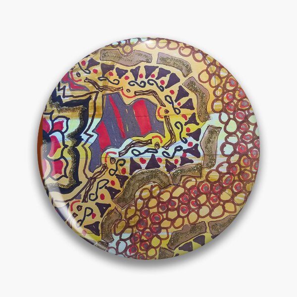 Item preview, Glittery Gold Desert motif  designed and sold by DancingCreek.