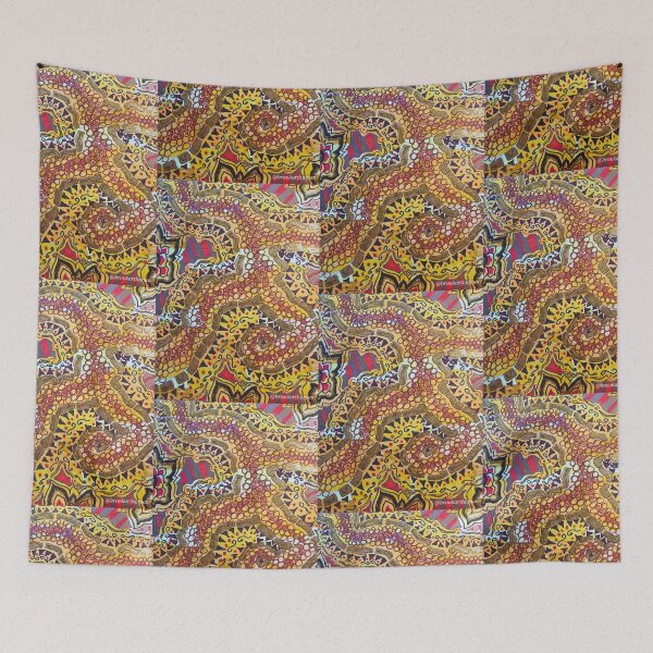 Item preview, Glittery Gold Desert motif  designed and sold by DancingCreek.