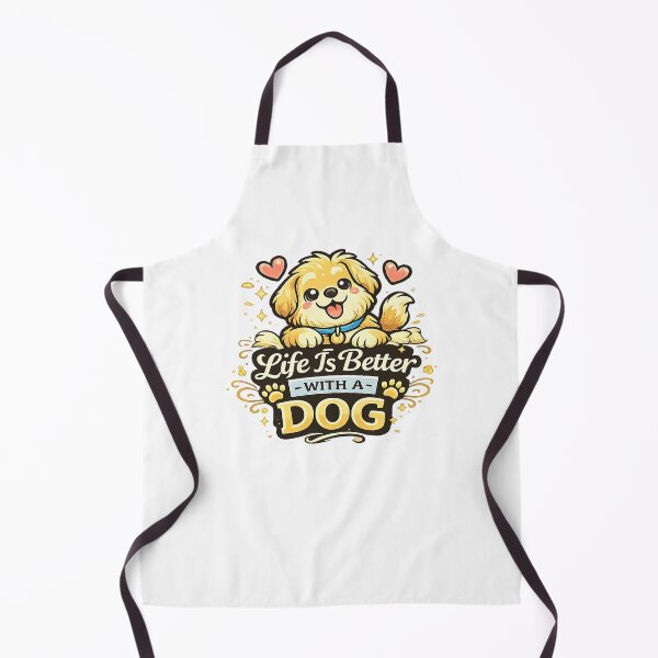 Item preview, Life Is Better with a Dog Cute Evergreen Dog Design designed and sold by StyleLap.