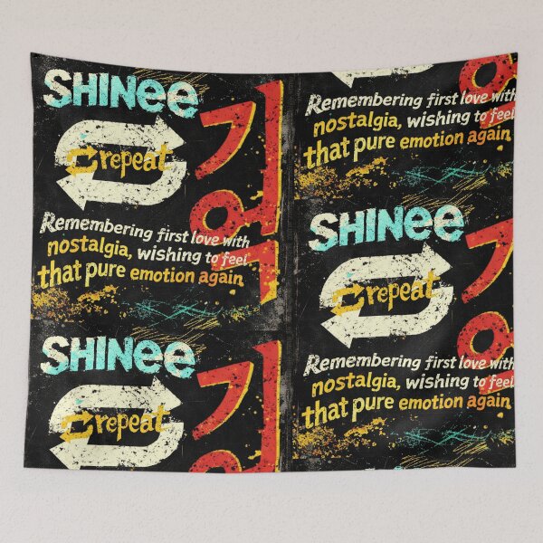 Item preview, Shinee Replay Nostalgia Grunge Kpop Fanart Emotional Design designed and sold by CaroKPOP.