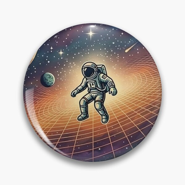 Item preview, Spacetime Voyager: Astronaut in the Cosmic Grid designed and sold by Csstoree.