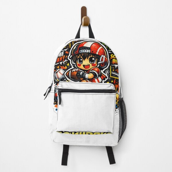 Item preview, Touchdown Dreamer – Kawaii Graffiti Football designed and sold by Joyfulfabric.