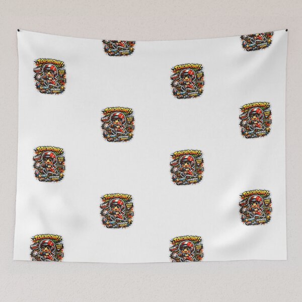 Item preview, Touchdown Dreamer – Kawaii Graffiti Football designed and sold by Joyfulfabric.