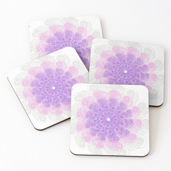 Item preview, color flower line art designed and sold by AoBeArt.