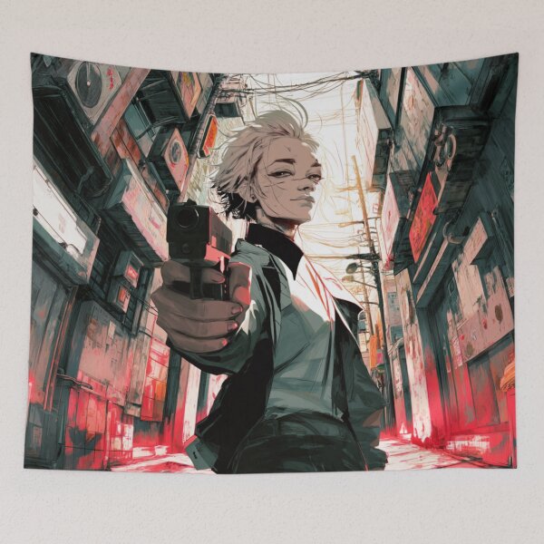 Item preview, ZERO — The Alley Knows My Name | GhostOrigin Anime Print designed and sold by GhostOrigin.
