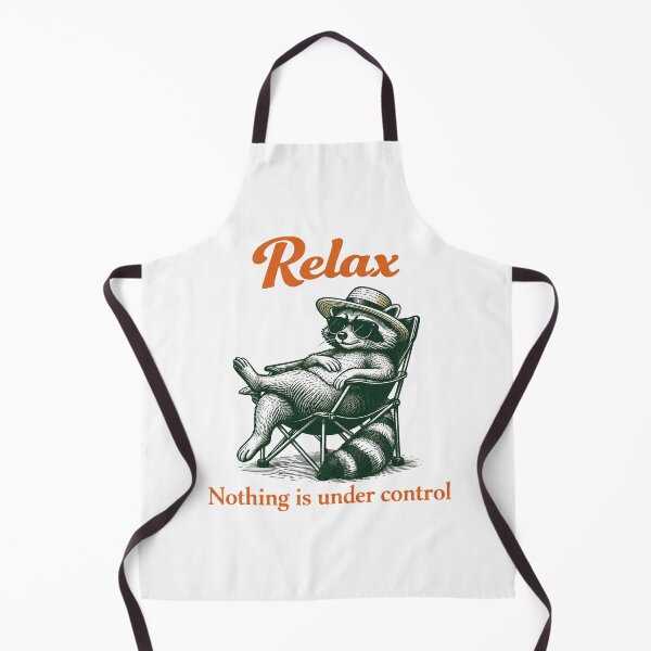 Item preview, Relax Nothing is Under Control Funny Chill Raccoon designed and sold by Kladhadredo.