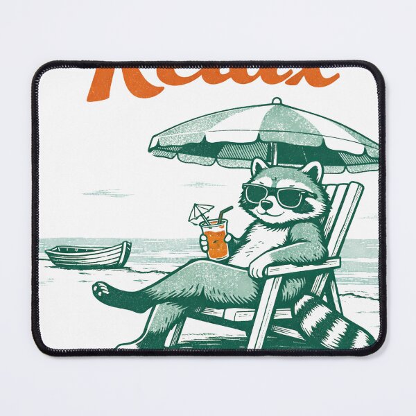 Item preview, Relax Nothing is Under Control Funny Chill Raccoon designed and sold by Kladhadredo.