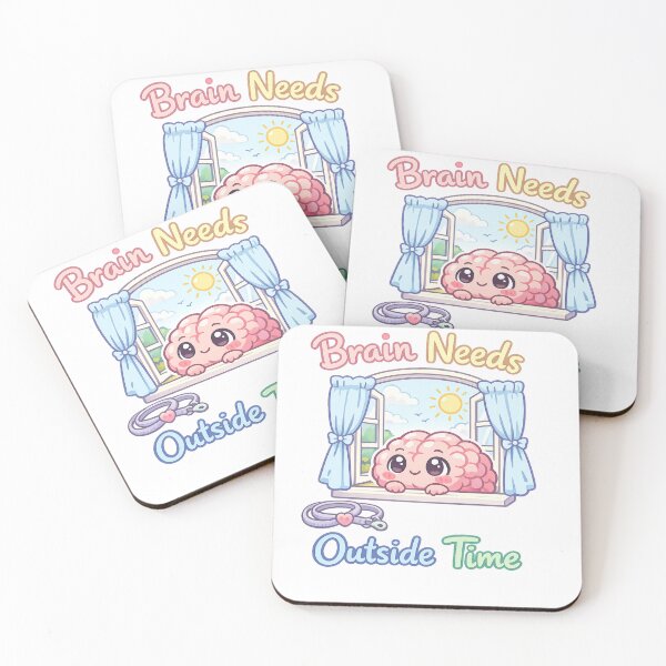 Item preview, Brain Needs Outside Time – Brain Pet Series designed and sold by GeaSupplyStudio.