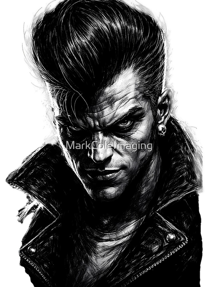 Thumbnail 3 of 3, Scarf, King Rocker designed and sold by MarkColeImaging.