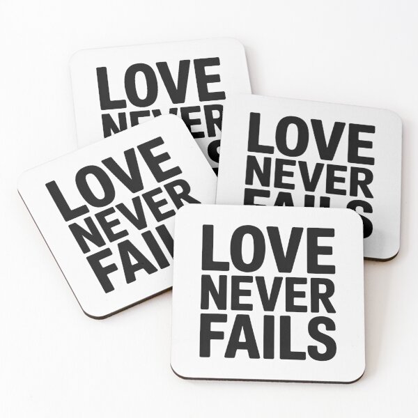 Item preview, Love Never Fails Item designed and sold by JW Best Life Ever Designs and More.